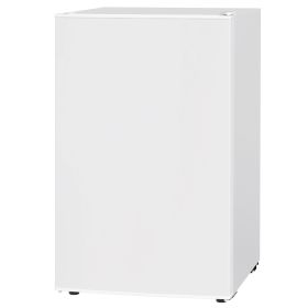 4.5 Cu.Ft Mini Freezer for Dorm, Reversible Door Refrigerator with Freezer, Wheels, -15.8F to 32F, White
