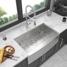 36 Farmhouse Sink - 36 x 20 x 9 Inch Kitchen Sink Stainless Steel 16 gauge Apron Front Kitchen Sink